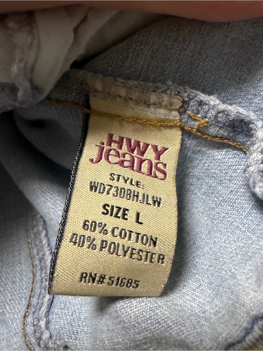 Highway Jeans Light Blue Denim Jean Jacket - Picture 7 of 7
